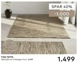 Skeidar TIND TEPPE tilbud