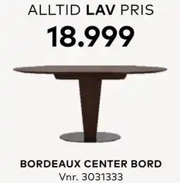 Skeidar BORDEAUX CENTER BORD tilbud