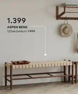Skeidar ASPEN BENK tilbud