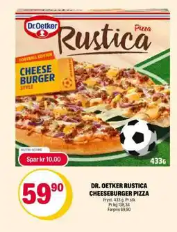 Coop Extra Dr. Oetker Rustica Cheeseburger Pizza tilbud