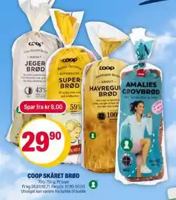 Coop Extra COOP SKÅRET BRØD tilbud