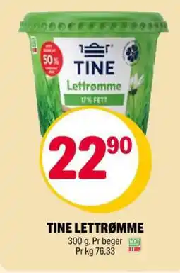 Coop Extra TINE LETTRØMME tilbud