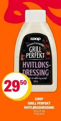 Coop Extra COOP GRILL PERFEKT HVITLØKSDRESSING tilbud