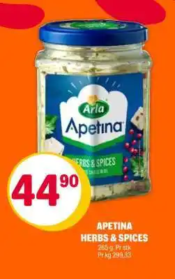 Coop Extra APETINA HERBS & SPICES tilbud