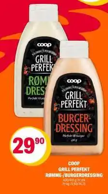 Coop Extra COOP GRILL PERFEKT RØMME-/BURGERDRESSING tilbud