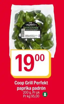 Coop Extra Coop Grill Perfekt paprika padrón tilbud