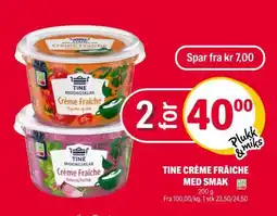 Coop Extra TINE CRÈME FRAÎCHE MED SMAK tilbud