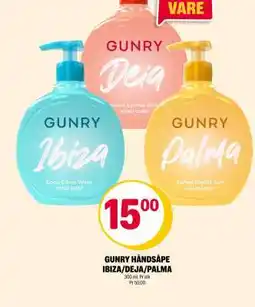 Coop Extra GUNRY HÅNDSÅPE IBIZA/DEJA/PALMA tilbud