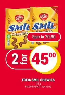 Coop Extra FREIA SMIL CHEWIES tilbud