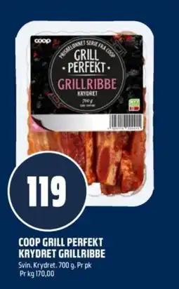 Coop Obs Coop grill perfekt krydret grillribbe tilbud