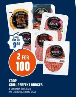 Coop Obs Coop grill perfekt burger tilbud