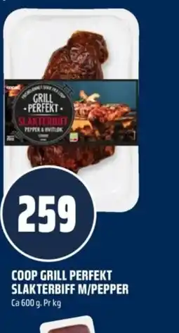 Coop Obs Coop grill perfekt slakterbiff m/pepper tilbud
