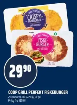 Coop Obs Coop grill perfekt fiskeburger tilbud