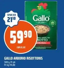 Coop Obs Gallo arborio risottoris tilbud