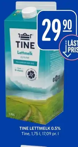 Rema 1000 TINE LETTMELK 0.5% tilbud