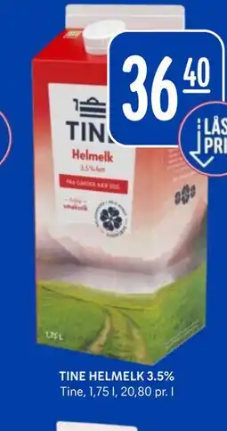 Rema 1000 TINE HELMELK 3.5% tilbud