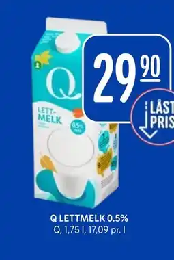 Rema 1000 Q LETTMELK 0.5% tilbud