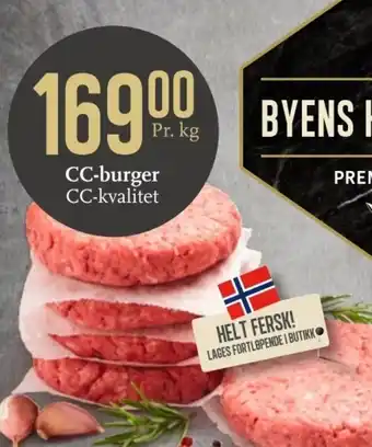 CC Mat CC-burger CC-kvalitet tilbud