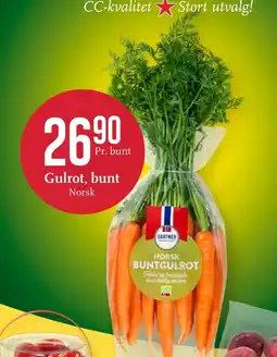 CC Mat Gulrot, bunt tilbud