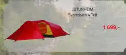 Sport 1 Jotunheim svartdalen 4 telt tilbud