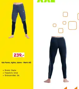 XXL Sport Ida pants, tights, dame - mørk blå tilbud