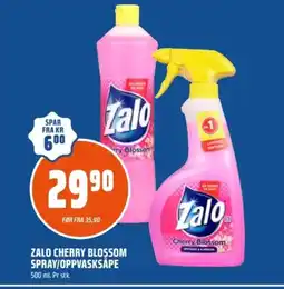 Coop Obs Zalo cherry blossom spray/oppvasksåpe tilbud