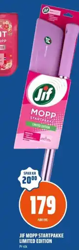 Coop Obs Jif mopp startpakke limited edition tilbud