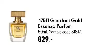 Oriflame Giordani Gold Essenza Parfum tilbud
