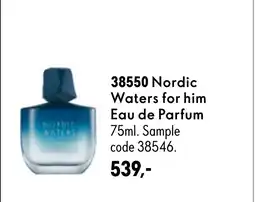 Oriflame Nordic Waters for him Eau de Parfum tilbud