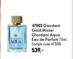 Oriflame Giordani Gold Mister Giordani Aqua Eau de Parfum tilbud