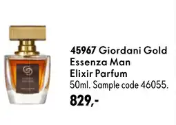 Oriflame Giordani Gold Essenza Man Elixir Parfum tilbud