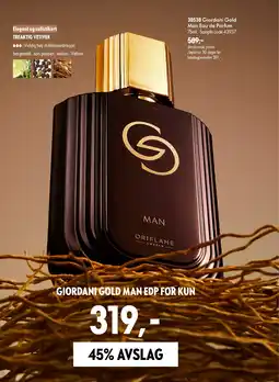 Oriflame Giordani Gold Man Eau de Parfum tilbud