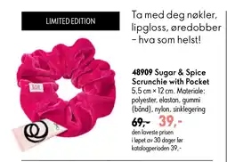 Oriflame Sugar & Spice Scrunchie with Pocket tilbud