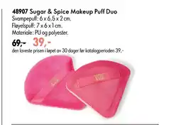 Oriflame Sugar & Spice Makeup Puff Duo tilbud