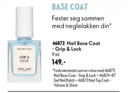 Oriflame Nail Base Coat - Grip & Lock tilbud