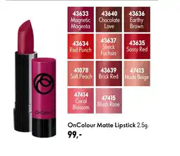 Oriflame OnColour Matte Lipstick tilbud