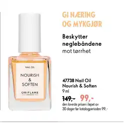 Oriflame Nail Oil Nourish & Soften tilbud