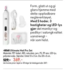 Oriflame Ultimate Nail Pro Set tilbud
