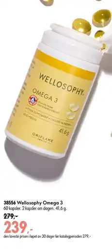 Oriflame Wellosophy Omega 3 tilbud