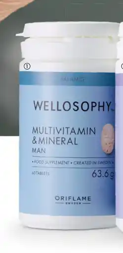 Oriflame Wellosophy Multivitamin & Mineral Man tilbud