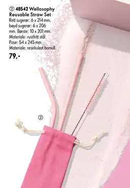 Oriflame Wellosophy Reusable Straw Set tilbud