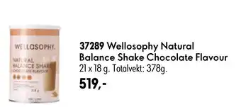 Oriflame Wellosophy Natural Balance Shake Chocolate Flavour tilbud