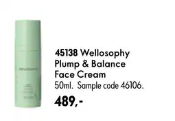 Oriflame Wellosophy Plump & Balance Face Cream tilbud