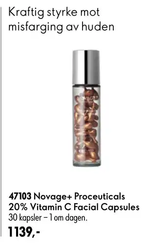 Oriflame Novage+ Proceuticals 20% Vitamin C Facial Capsules tilbud