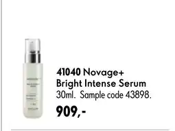 Oriflame Novage+ Bright Intense Serum tilbud