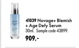 Oriflame Novage+ Blemish + Age Defy Serum tilbud