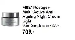Oriflame Novage+ Multi-Active Anti- Ageing Night Cream Light tilbud