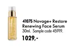 Oriflame Novage+ Restore Renewing Face Serum tilbud