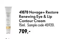 Oriflame Novage+ Restore Renewing Eye & Lip Contour Cream tilbud