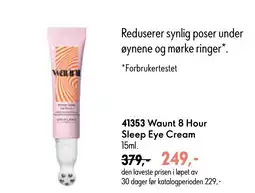 Oriflame Waunt 8 Hour Sleep Eye Cream tilbud